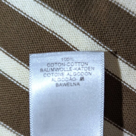 Petit Bateau | 3/4 Length Sleeve Cotton Dress French Minimalist Stripes | Small - Picture 15 of 15